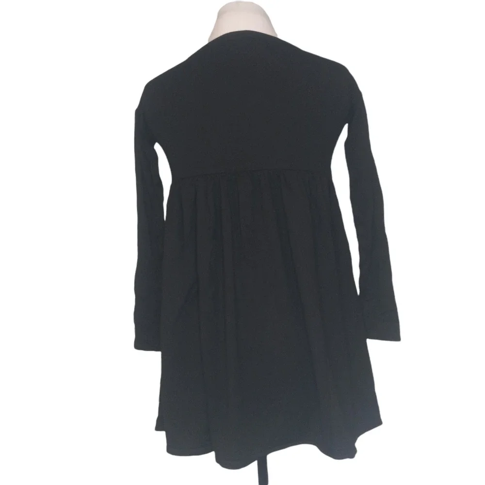 NWT Baea Black Babydoll Mini Dress - Picture 2 of 5